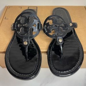 Tory Burch MILLER PATENT LEATHER SANDAL